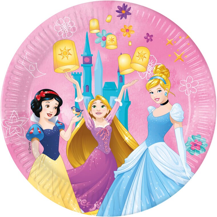 Product Image for Prinsesser - Tallerkener 8 stk.