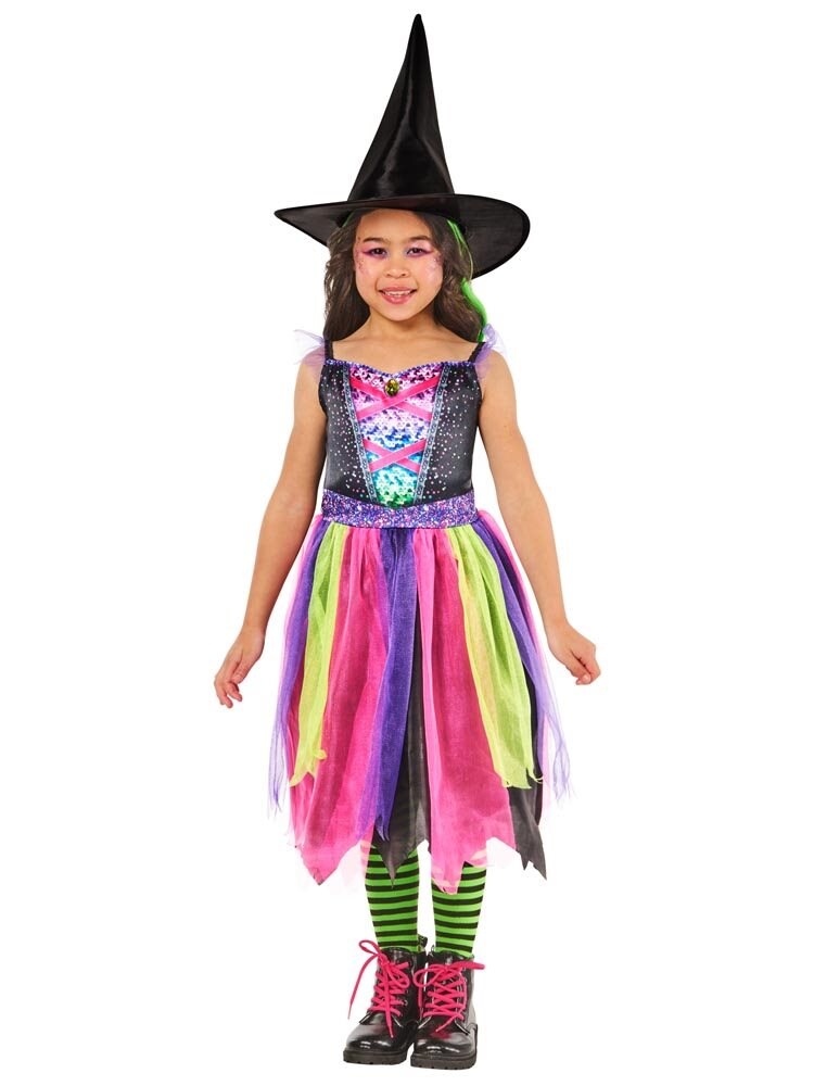 Product Image for Fargerik Heksekostyme 3-4 år