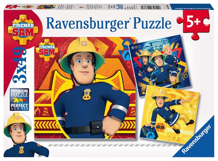 Product Image for Ravensburger Puslespill, Fireman Sam - Call in Danger x49 brikker
