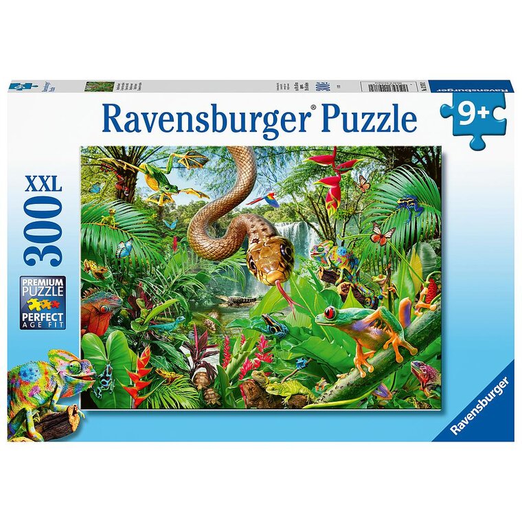 Product Image for Ravensburger Puslespill, Reptile Resort 300 brikker XXL