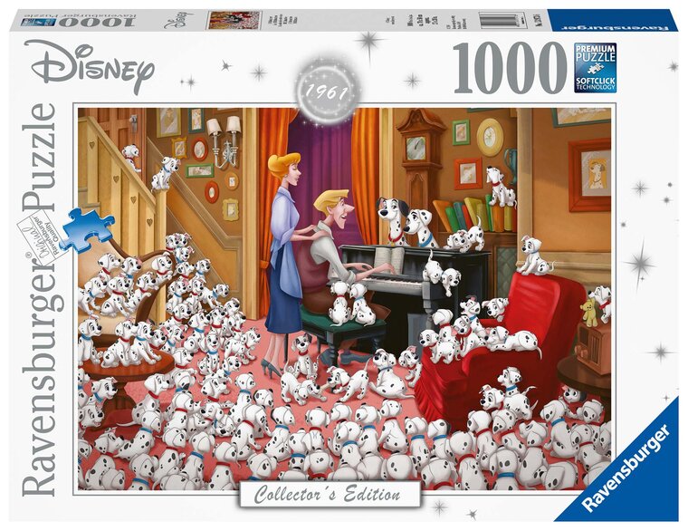 Product Image for Ravensburger Puslespill, Disney - 101 Dalmations 1000 brikker