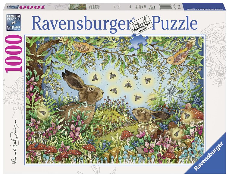 Product Image for Ravensburger Puslespill, Nocturnal Forest Magic 1000 brikker