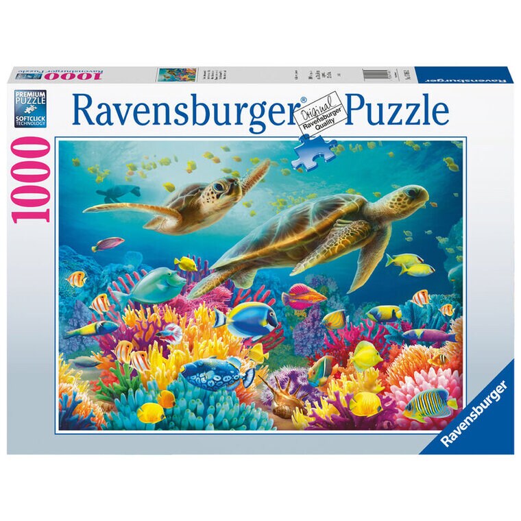 Product Image for Ravensburger Puslespill - Blue Underwater World 1000 brikker