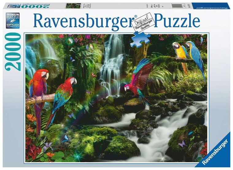 Product Image for Ravensburger Puslespill, Parrot's Paradise 2000 brikker