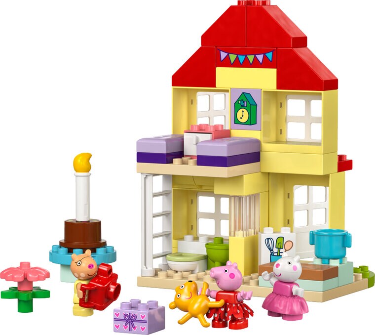 Product Image for LEGO Peppa Gris - Bursdagshuset til Peppa Gris 2+