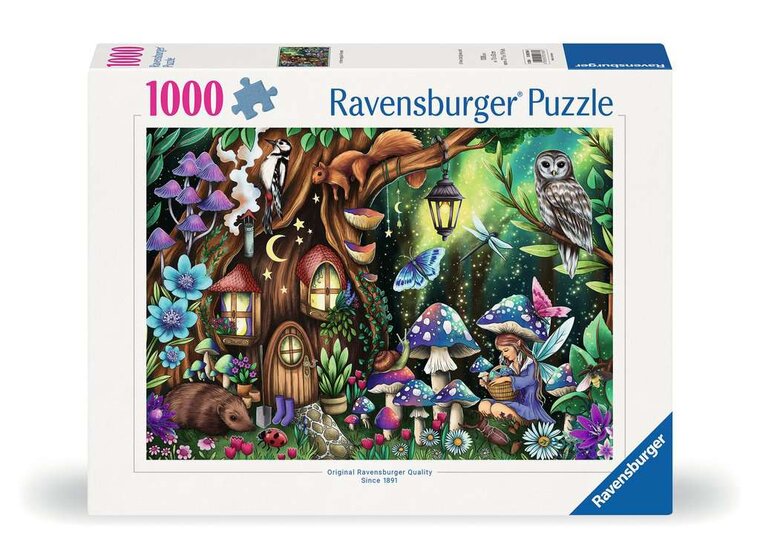 Product Image for Ravensburger Puslespill - Den magiske skogen 1000 brikker