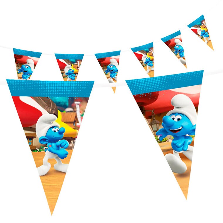Product Image for Smurfene - Flaggirlander 5 meter