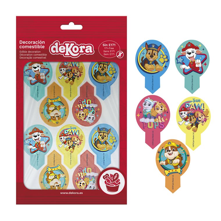 Product Image for Paw Patrol - Muffinsdekorasjon Oblat 20 stk.