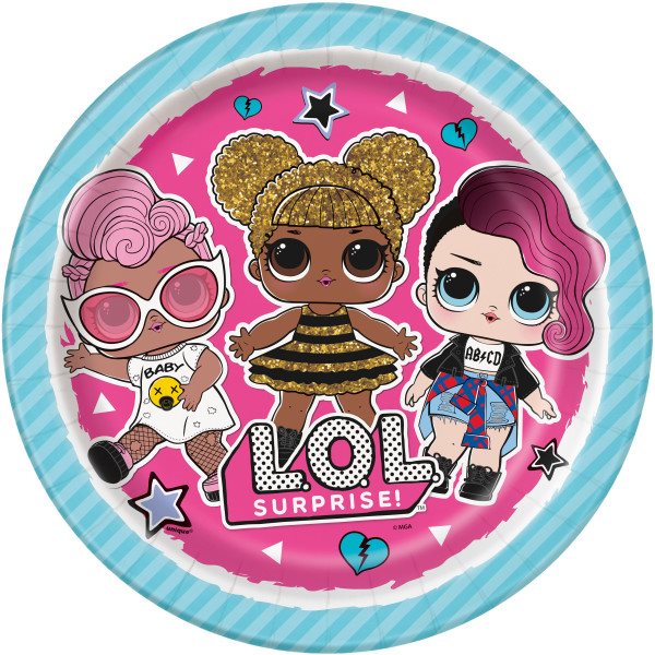 Product Image for LOL Surprise - Tallerkener 8 stk.