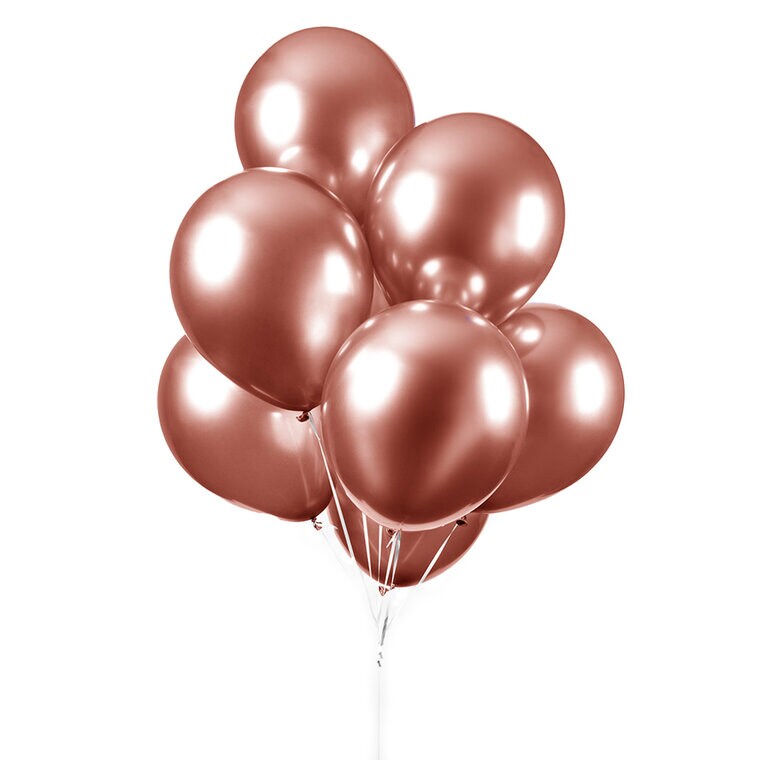 Product Image for Ballonger - Kobber Chrome 10 stk.