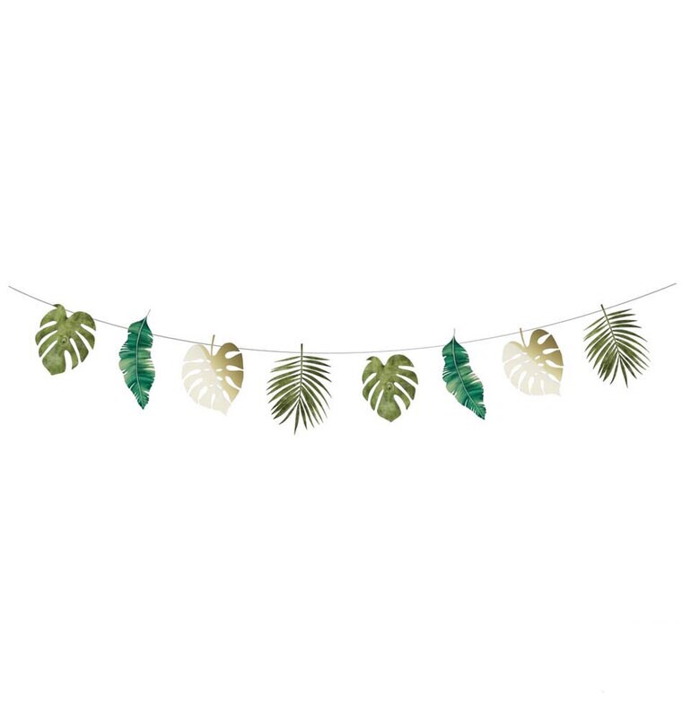 Product Image for Dekorasjonsgirlander med tropiske blader 3 meter