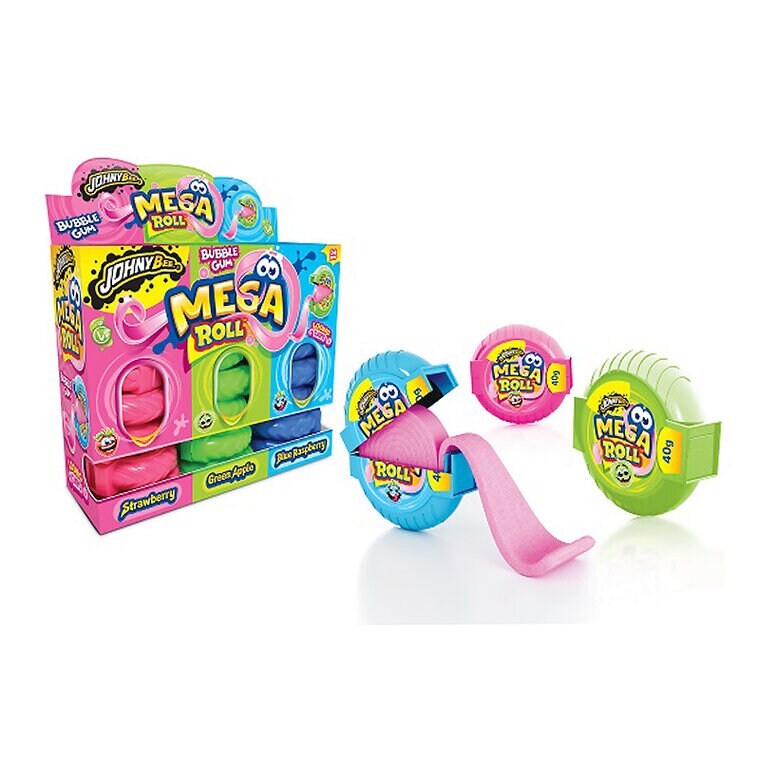 Product Image for Johnny Bee Mega Tyggegummirull 40 gram
