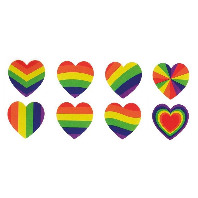 Product Image for Pride Hjerteformede Klistremerker 240-pakke