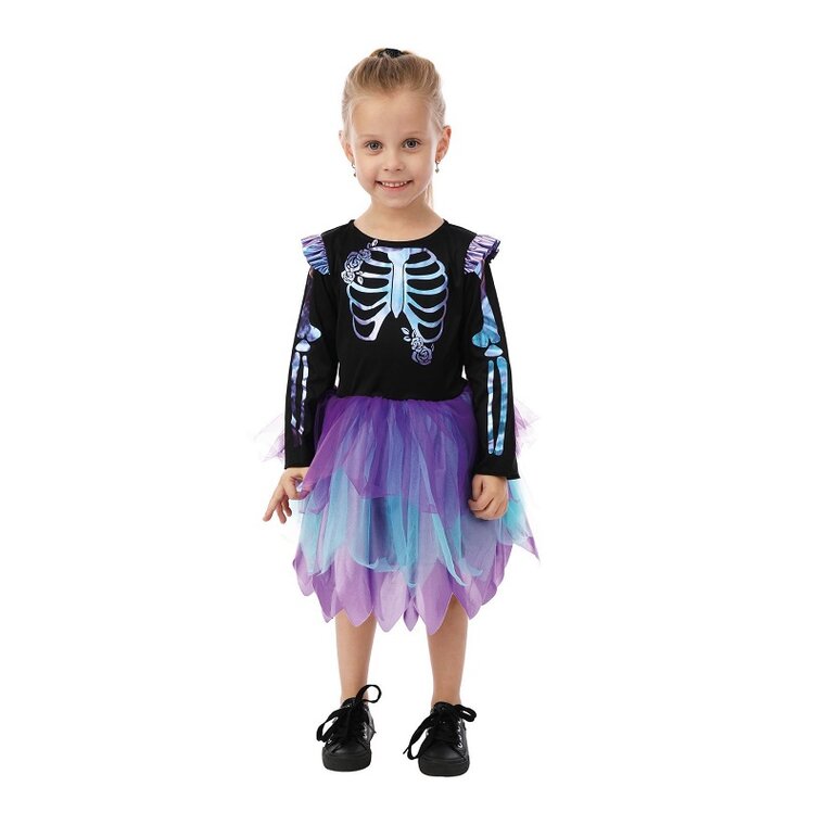 Product Image for Skimrende Skjelett Kostyme Barn 3-4 år (93-104 cm)