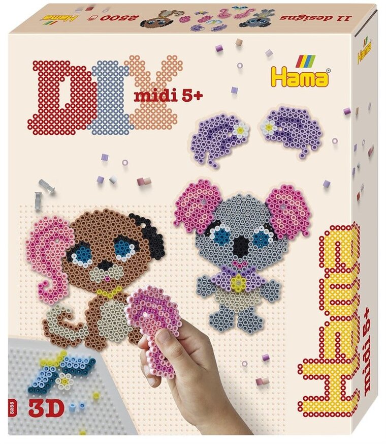 Product Image for Hama - Perlesett Husdyr 2500 deler