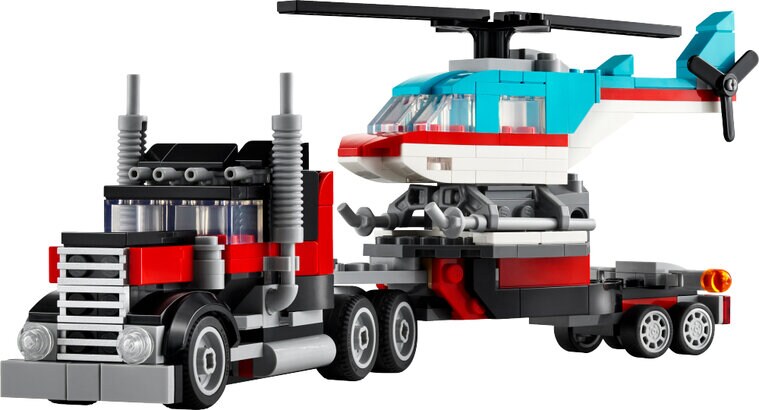 Product Image for LEGO Creator - Trailer med helikopter 7+