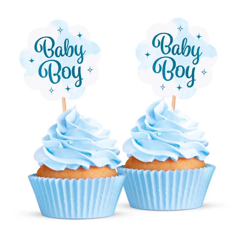 Product Image for Baby Boy Muffinsdekorasjoner 12 stk.