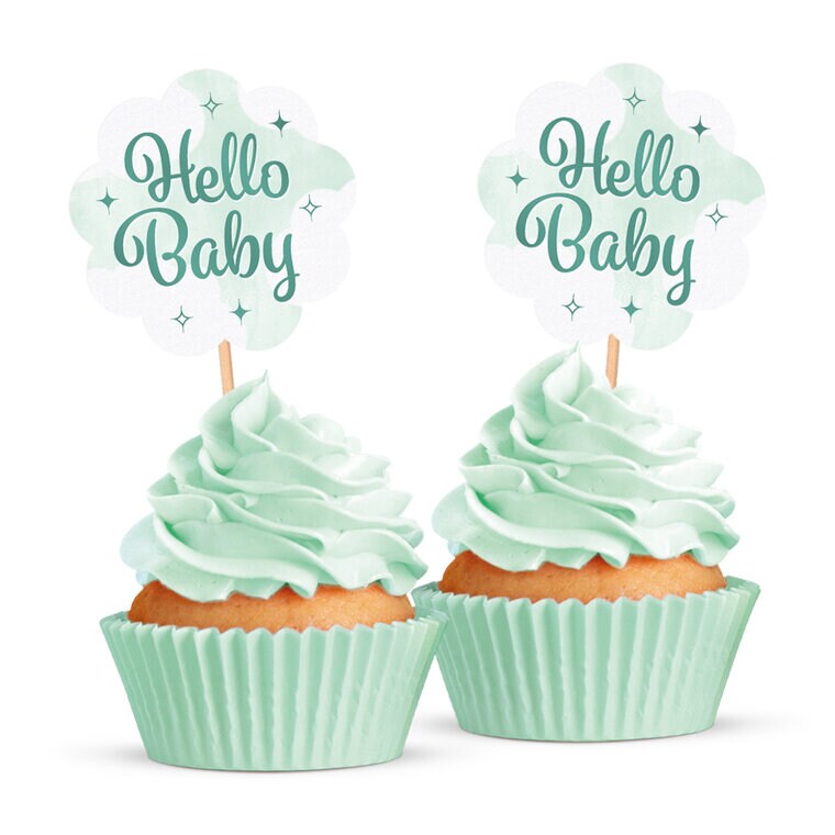 Product Image for Hello Baby Muffinsdekorasjoner 12 stk.