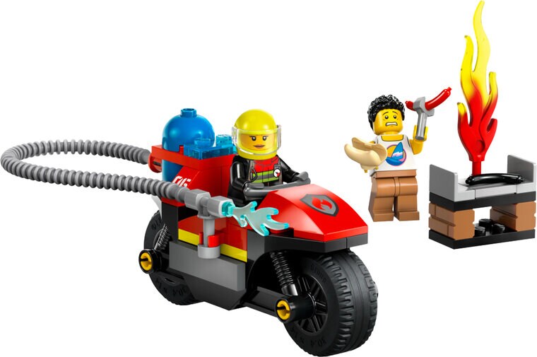 Product Image for LEGO City - Brannmotorsykkel 4+
