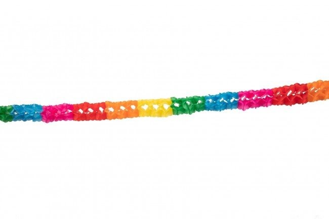 Product Image for Papirgirlander Regnbuefarget 4 meter