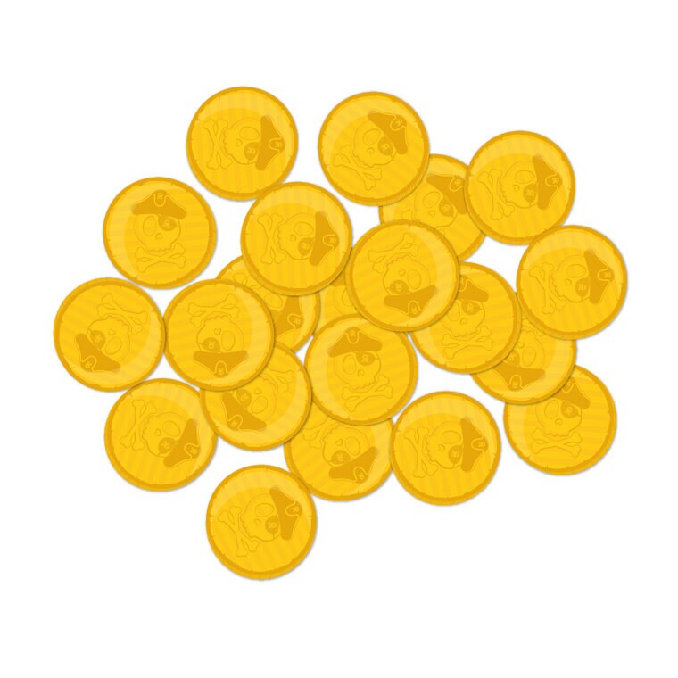 Product Image for Pirate Hip Hip Ahoy Gullmyntkonfetti