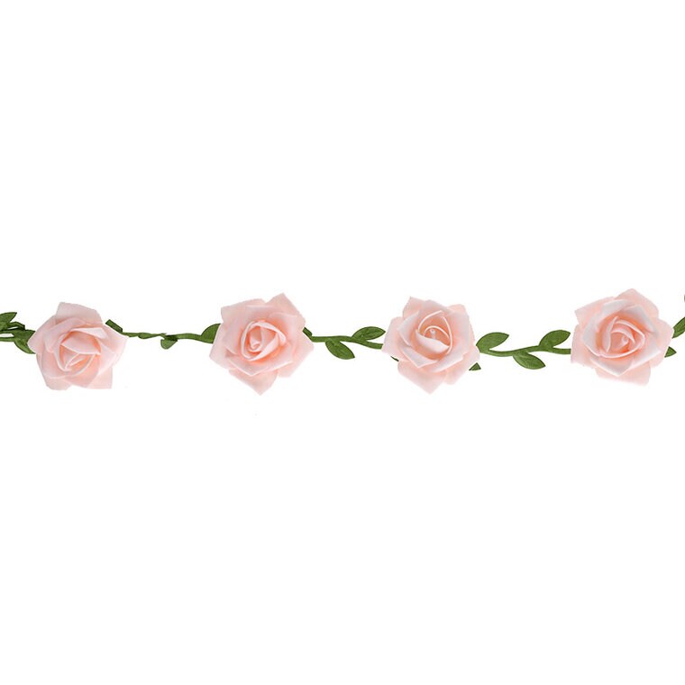 Product Image for Girlander med rosa roser 120 cm