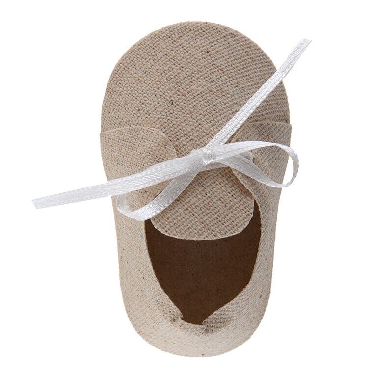 Product Image for Babyshower - Gaveesker lysebrune sko 4 stk.