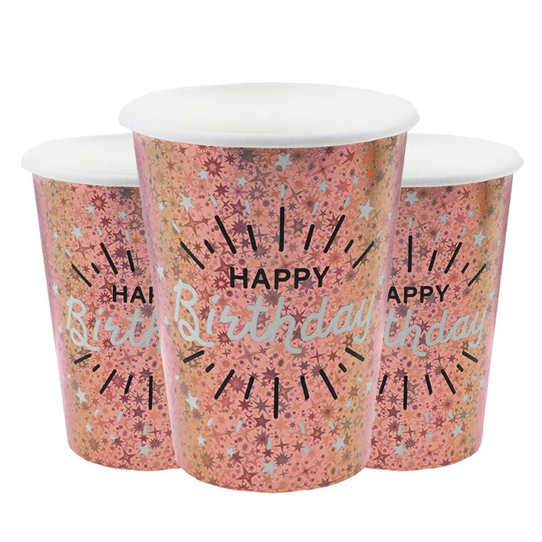 Product Image for Sparkling Happy Birthday - Pappkopper 10 stk.