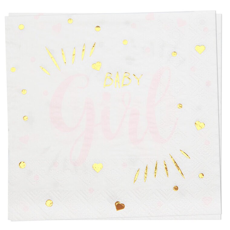 Product Image for Baby Girl - Servietter 20 stk.