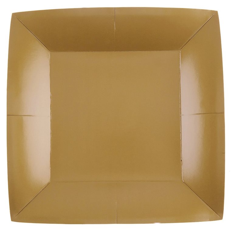 Product Image for Papptallerkener 23 cm - Gull 10 stk.
