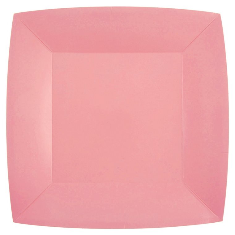Product Image for Papptallerkener 23 cm - Rosa 10 stk.
