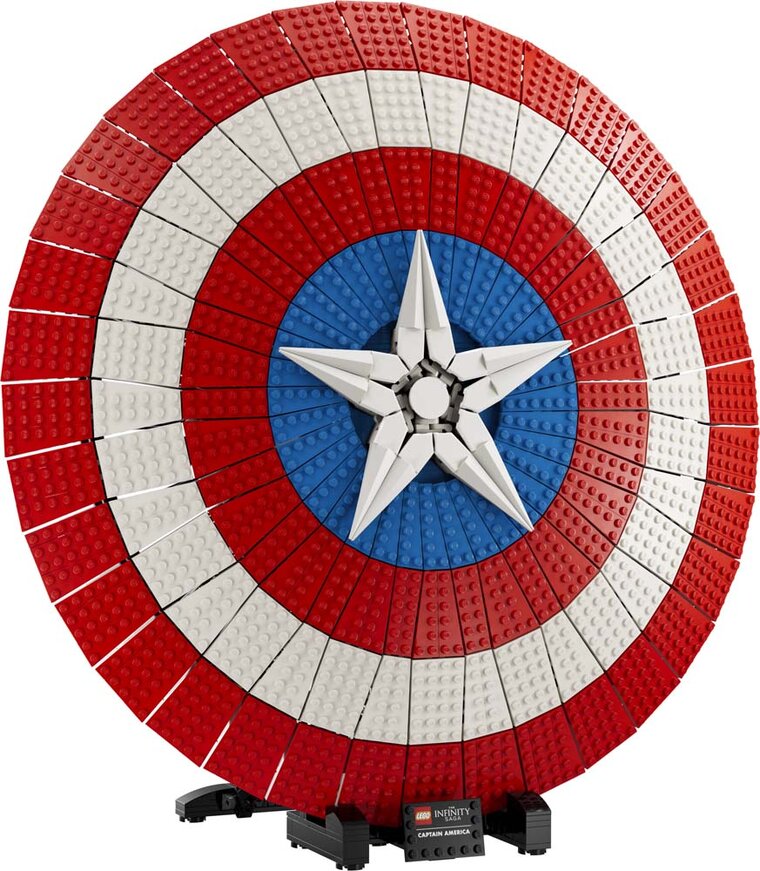 Product Image for LEGO Marvel - Captain Americas skjold 18+