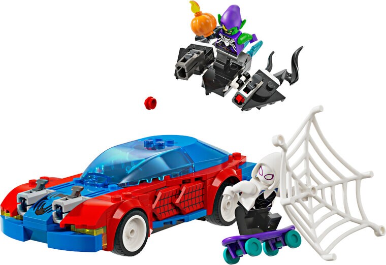 Product Image for LEGO Marvel - Spider-Mans racerbil og Venom Green Goblin 7+