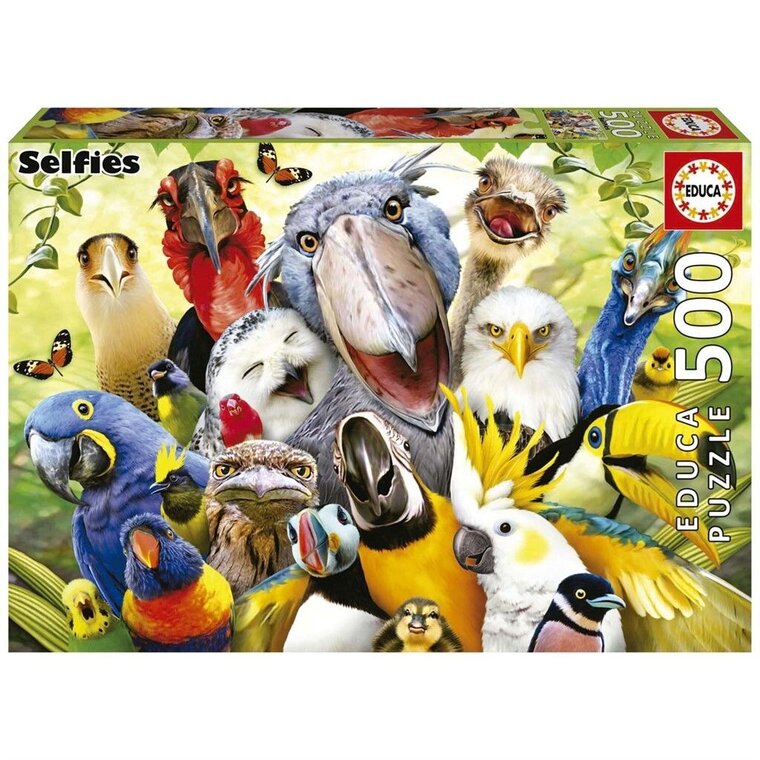 Product Image for Educa Puslespill - Sjekk fuglene 500 brikker