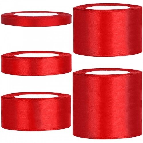 Product Image for Satengbånd, Rødt 25 meter
