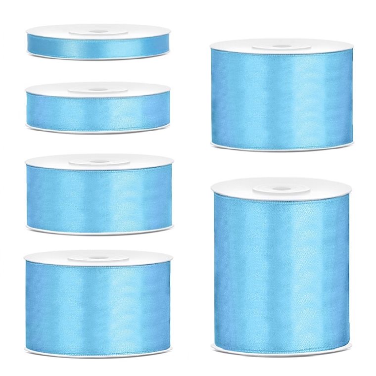 Product Image for Satengbånd, Lyseblå 25 meter