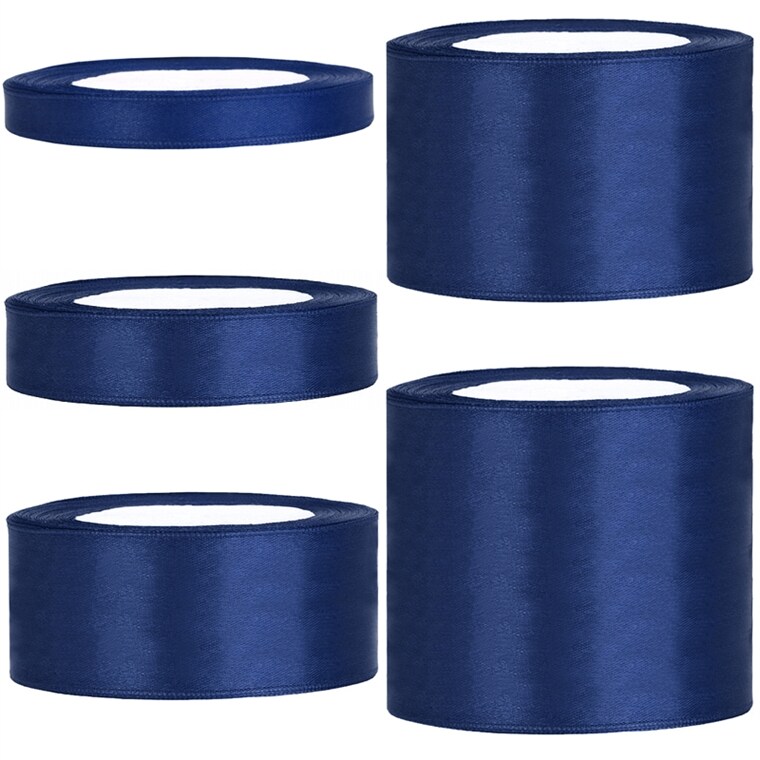 Product Image for Satengbånd, Marinblå 25 meter