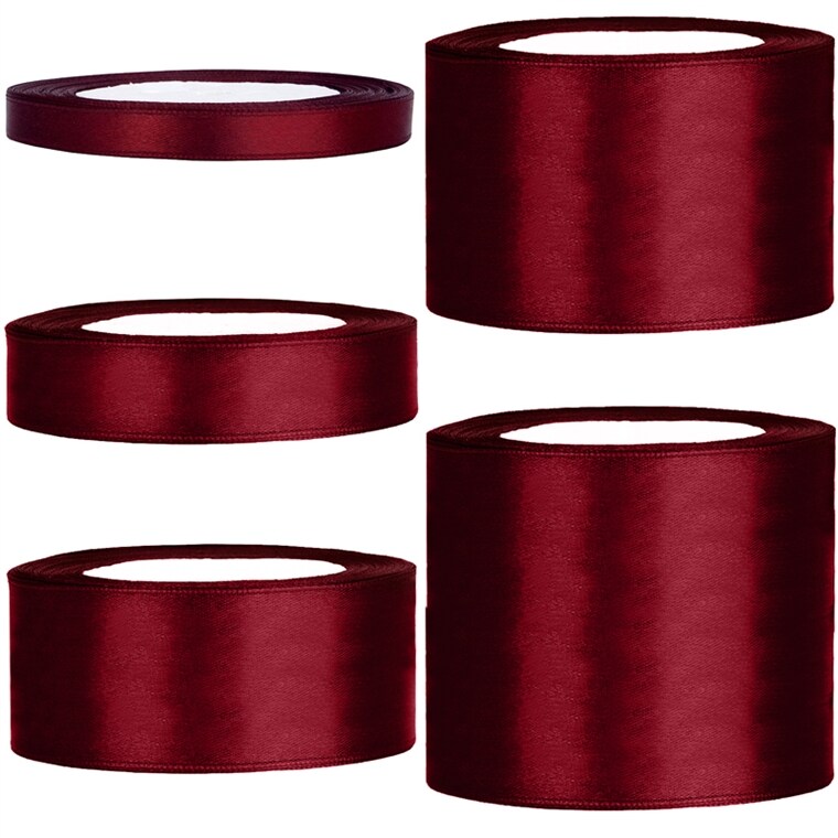 Product Image for Satengbånd, Vinrød 25 meter