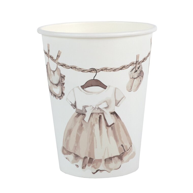 Product Image for Little Teddy Babyshower Pappkopper 6 stk.