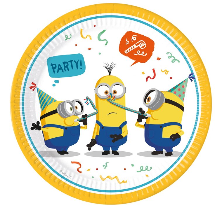Product Image for Minions - Tallerkener 8 stk.