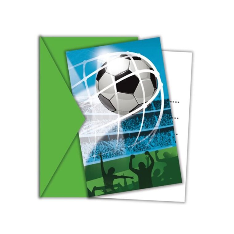 Product Image for Soccer Fans - Invitasjoner med konvolutter 6 stk.