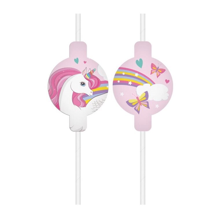 Product Image for Unicorn Rainbow - Pappsugerør 4 stk.