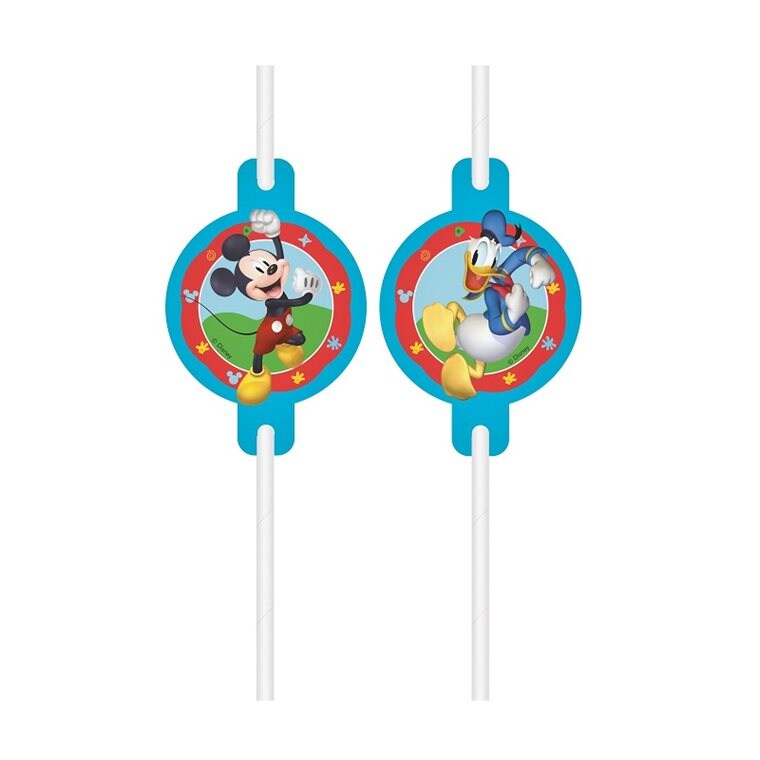 Product Image for Mikke Mus - Pappsugerør 4 stk.