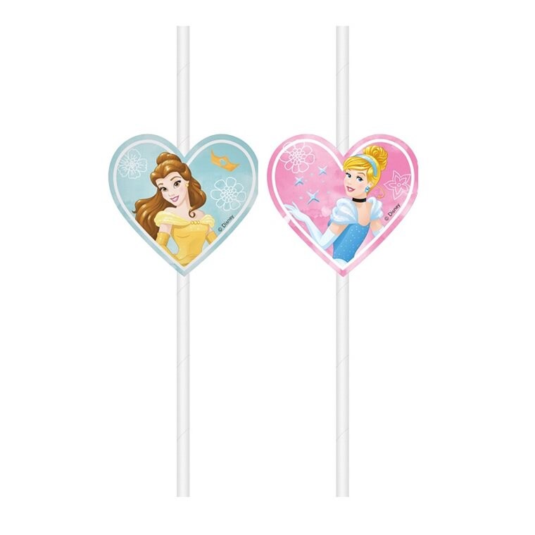 Product Image for Disney Prinsesser - Pappsugerør 4 stk.