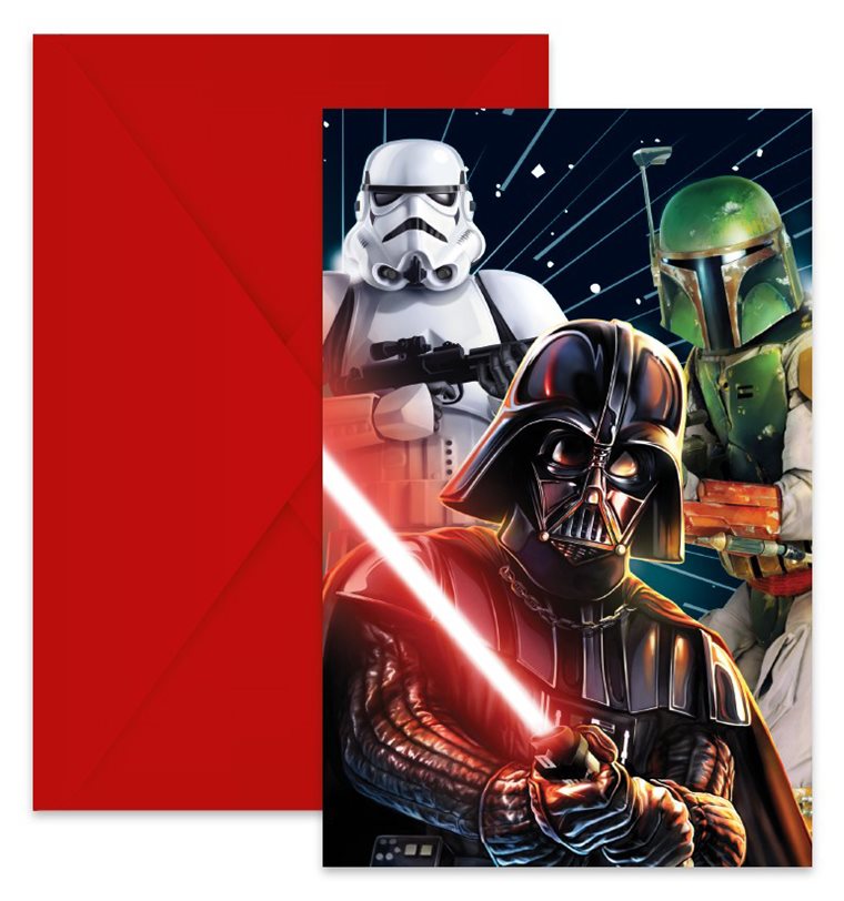 Product Image for Star Wars - Invitasjoner med konvolutter 6 stk.