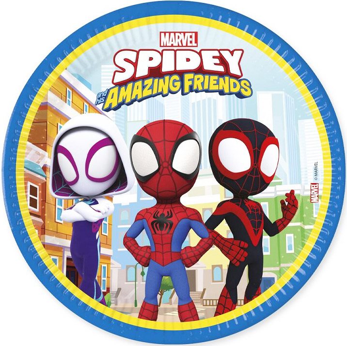 Product Image for Spidey And His Amazing Friends - Tallerkener 8 stk.