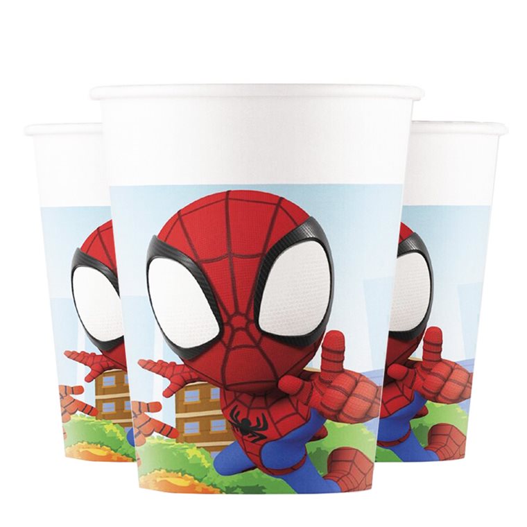 Product Image for Spidey And His Amazing Friends - Pappkopper 8 stk.