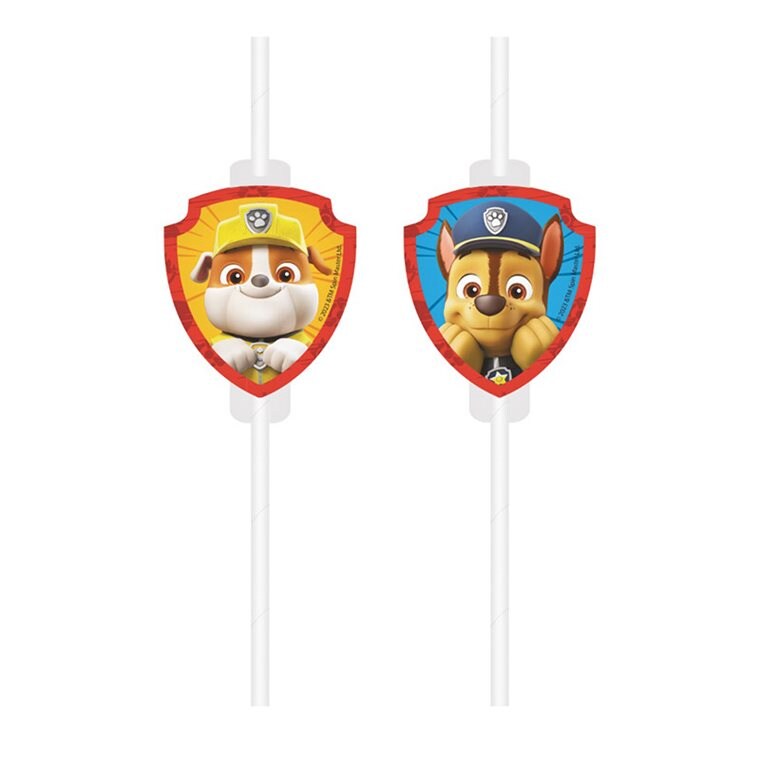 Product Image for Paw Patrol - Pappsugerør 4 stk.