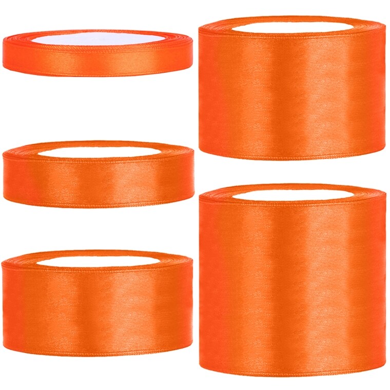 Product Image for Satengbånd, Oransje 25 meter