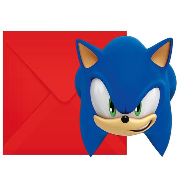 Product Image for Sonic the Hedgehog - Invitasjoner med konvolutter 6 stk.